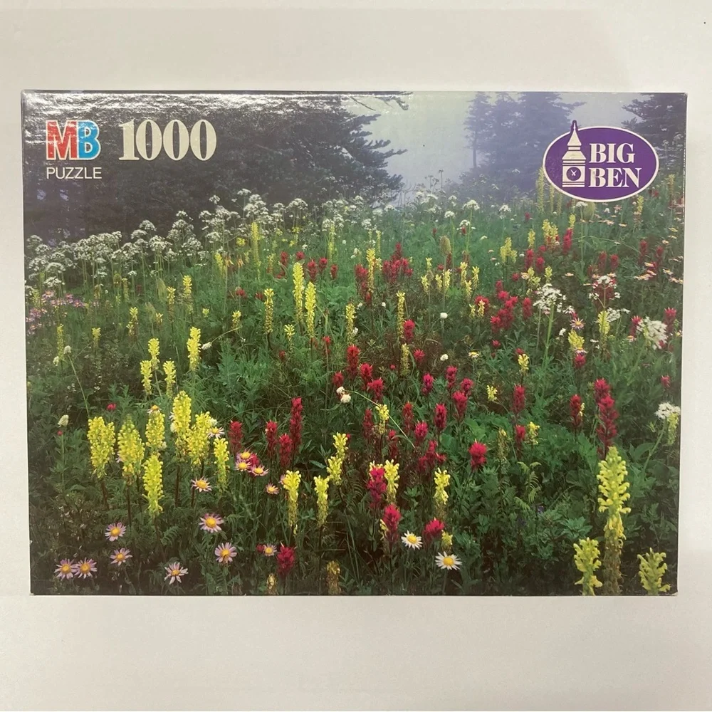 Milton Bradley Puzzle Mount Rainier 1000 Pieces 1996 Washington USA New Sealed